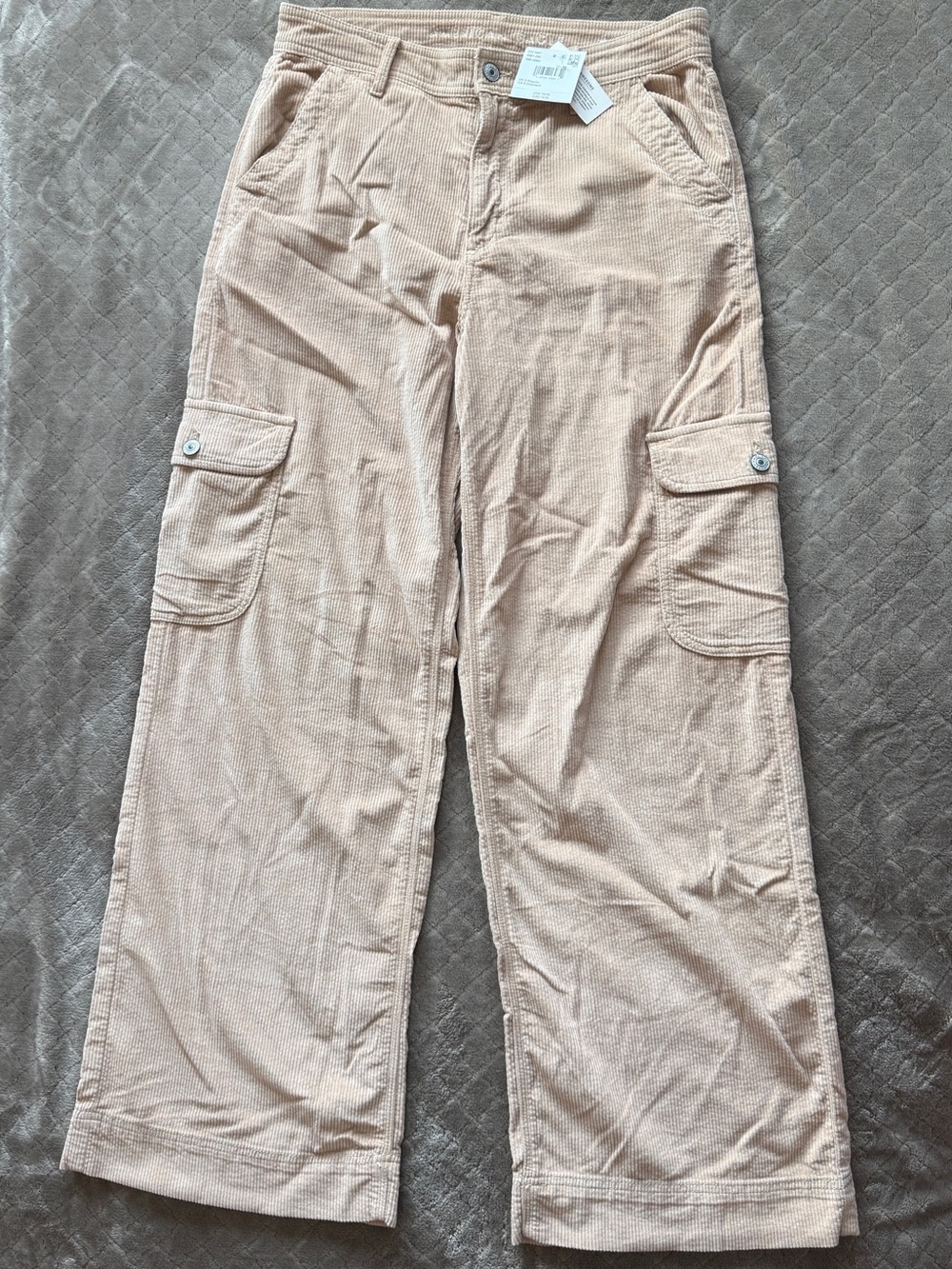 American Eagle Corduroy Cargo Pants Women’s 8 Regular NWT